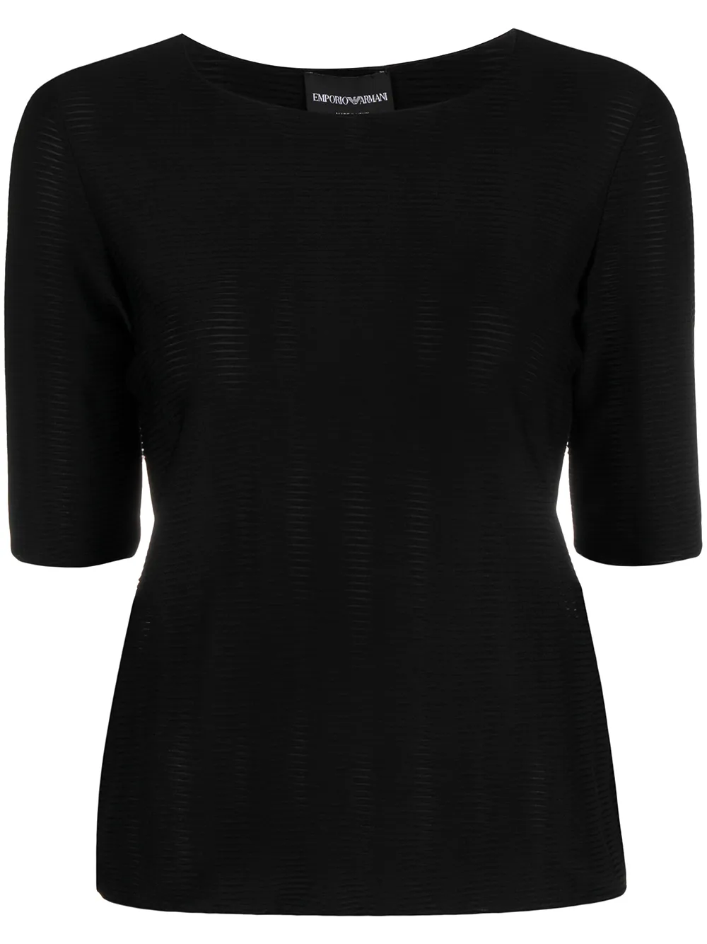 фото Emporio armani фактурная футболка с короткими рукавами