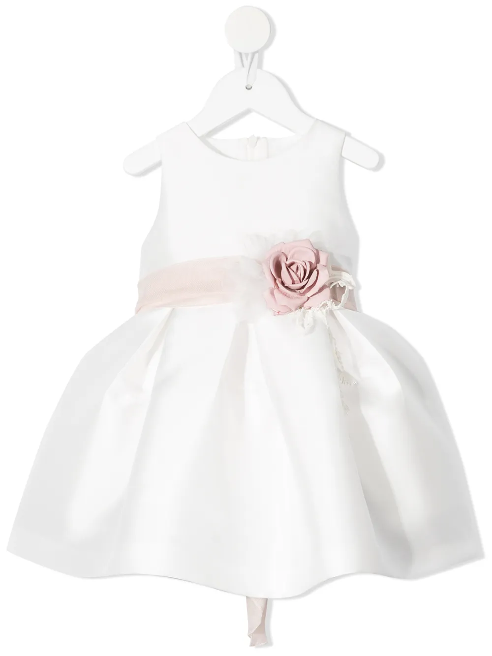 фото Mimilù расклешенное платье с цветочной аппликацией