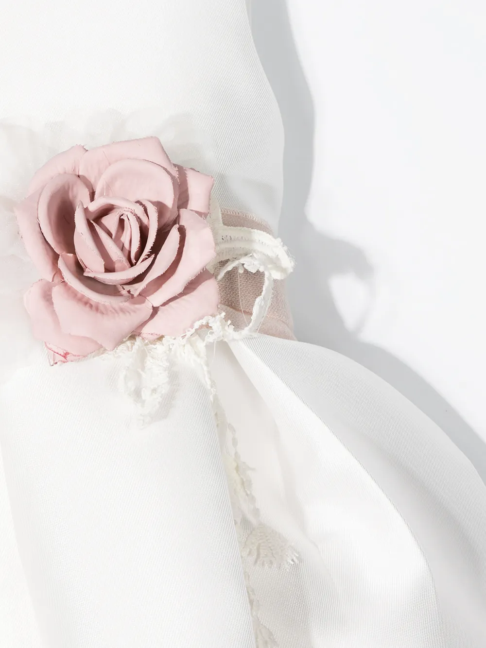 фото Mimilù расклешенное платье с цветочной аппликацией