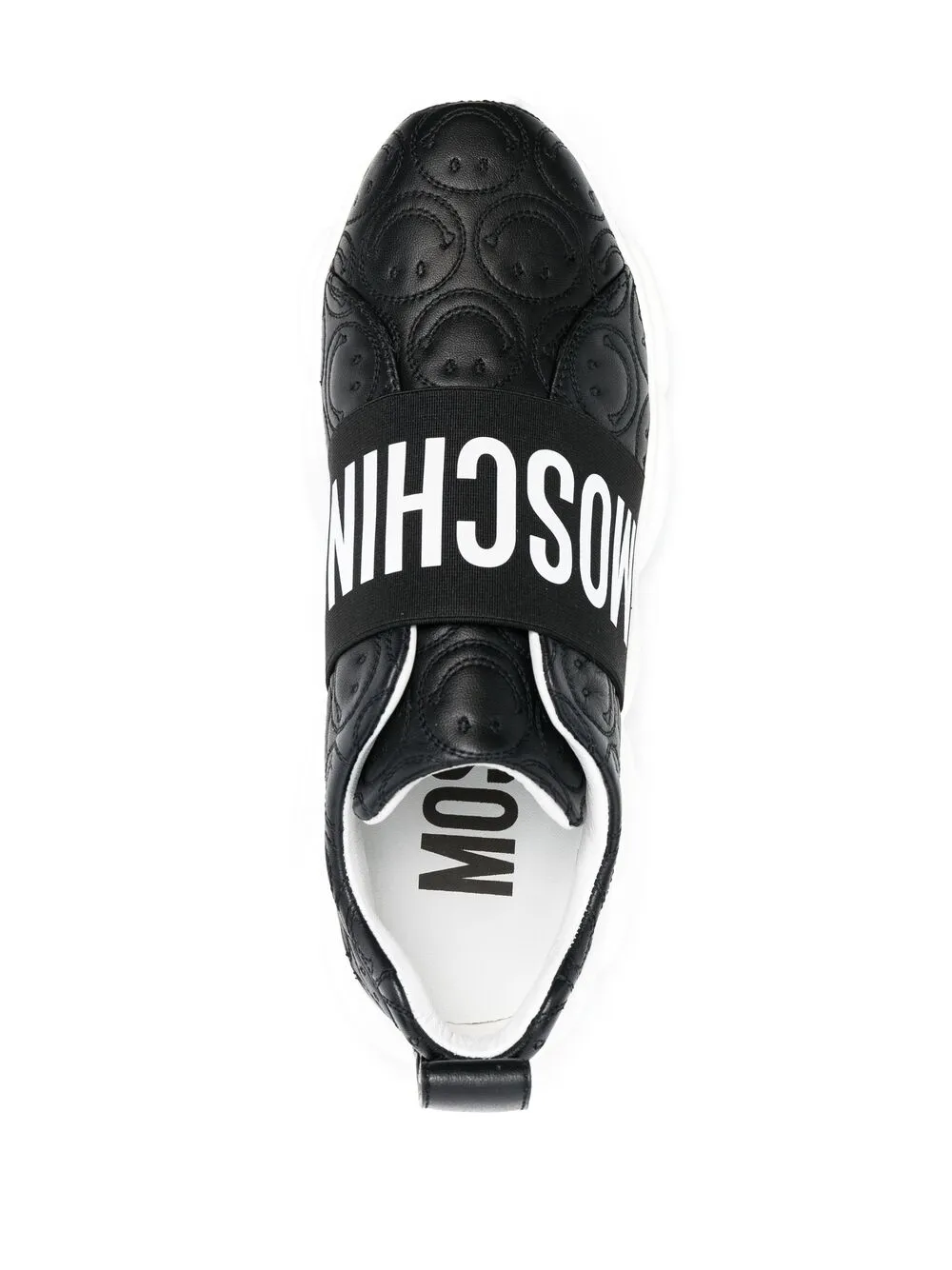 фото Moschino кроссовки с вышивкой
