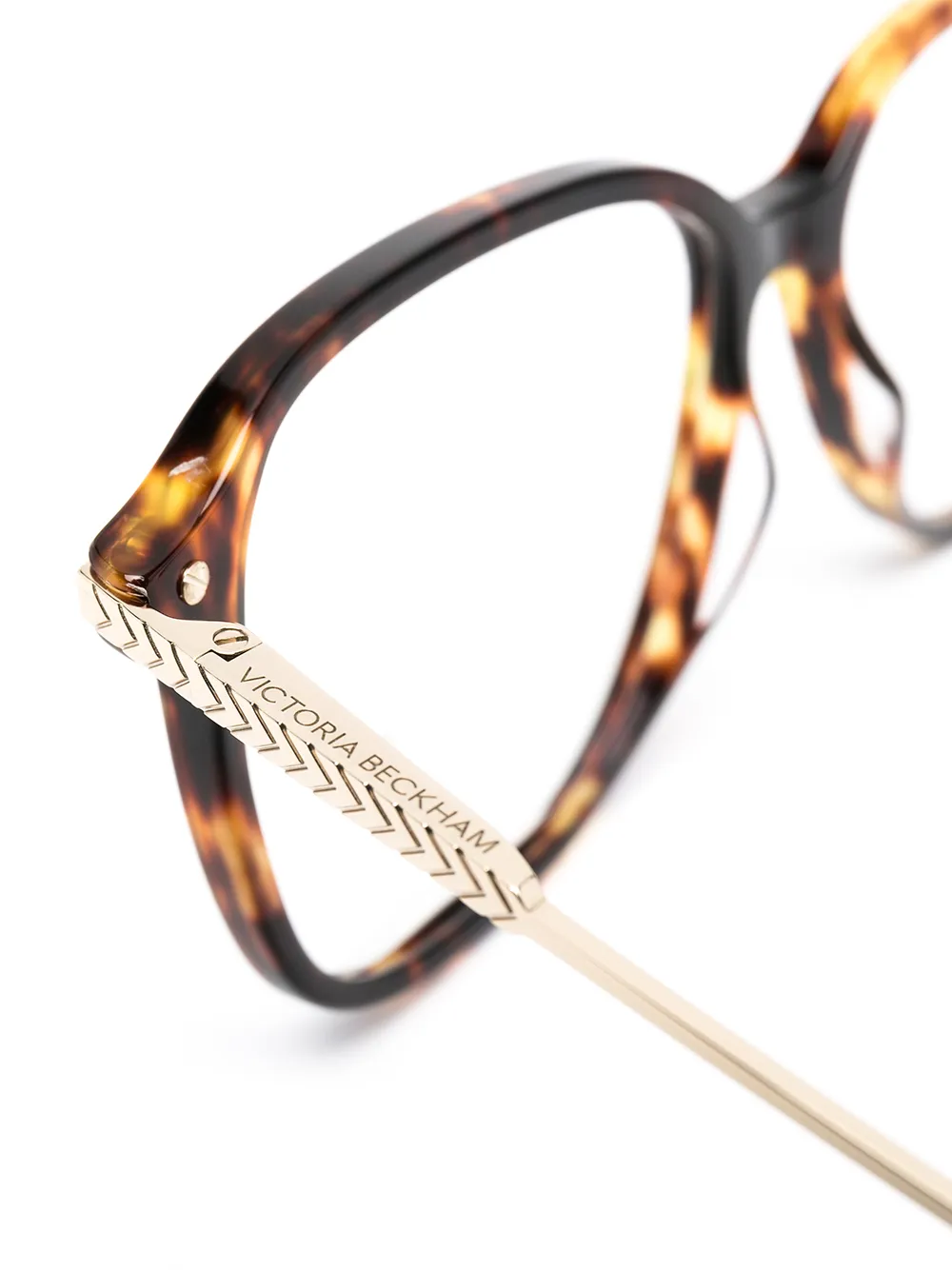 фото Victoria beckham eyewear очки в квадратной оправе черепаховой расцветки