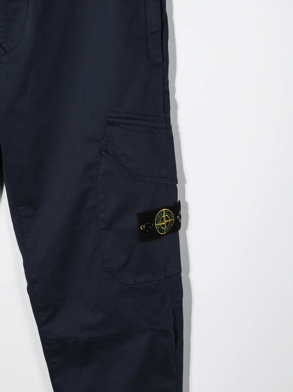 фото Stone island junior брюки карго с нашивкой-логотипом
