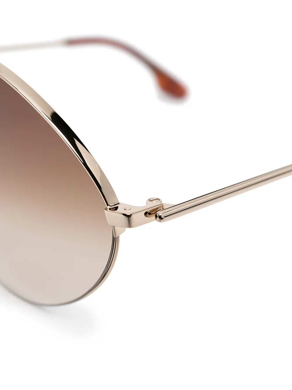 фото Victoria beckham eyewear солнцезащитные очки в овальной оправе