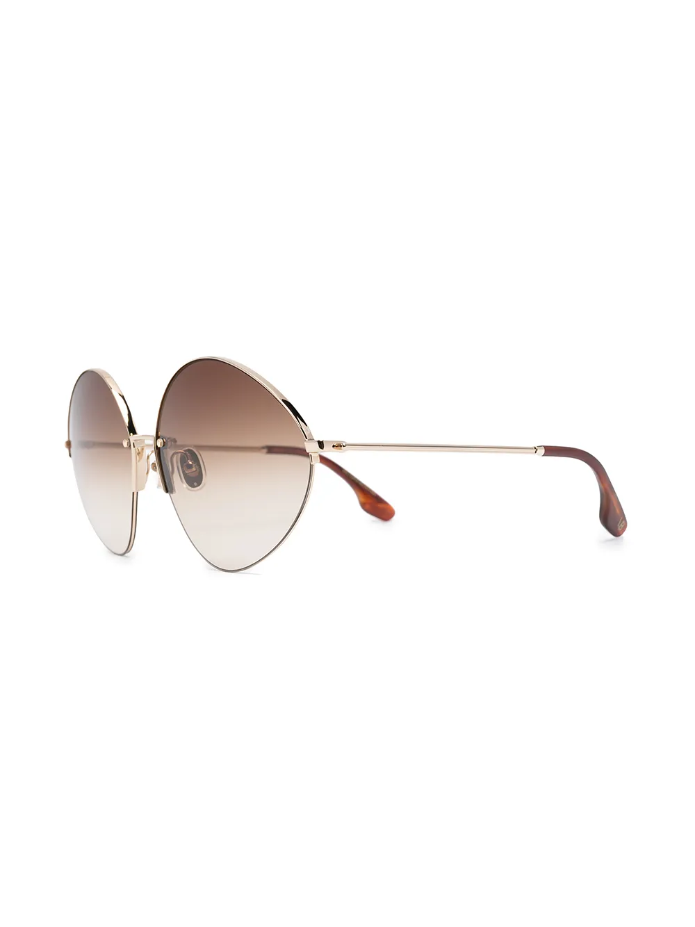 фото Victoria beckham eyewear солнцезащитные очки в овальной оправе