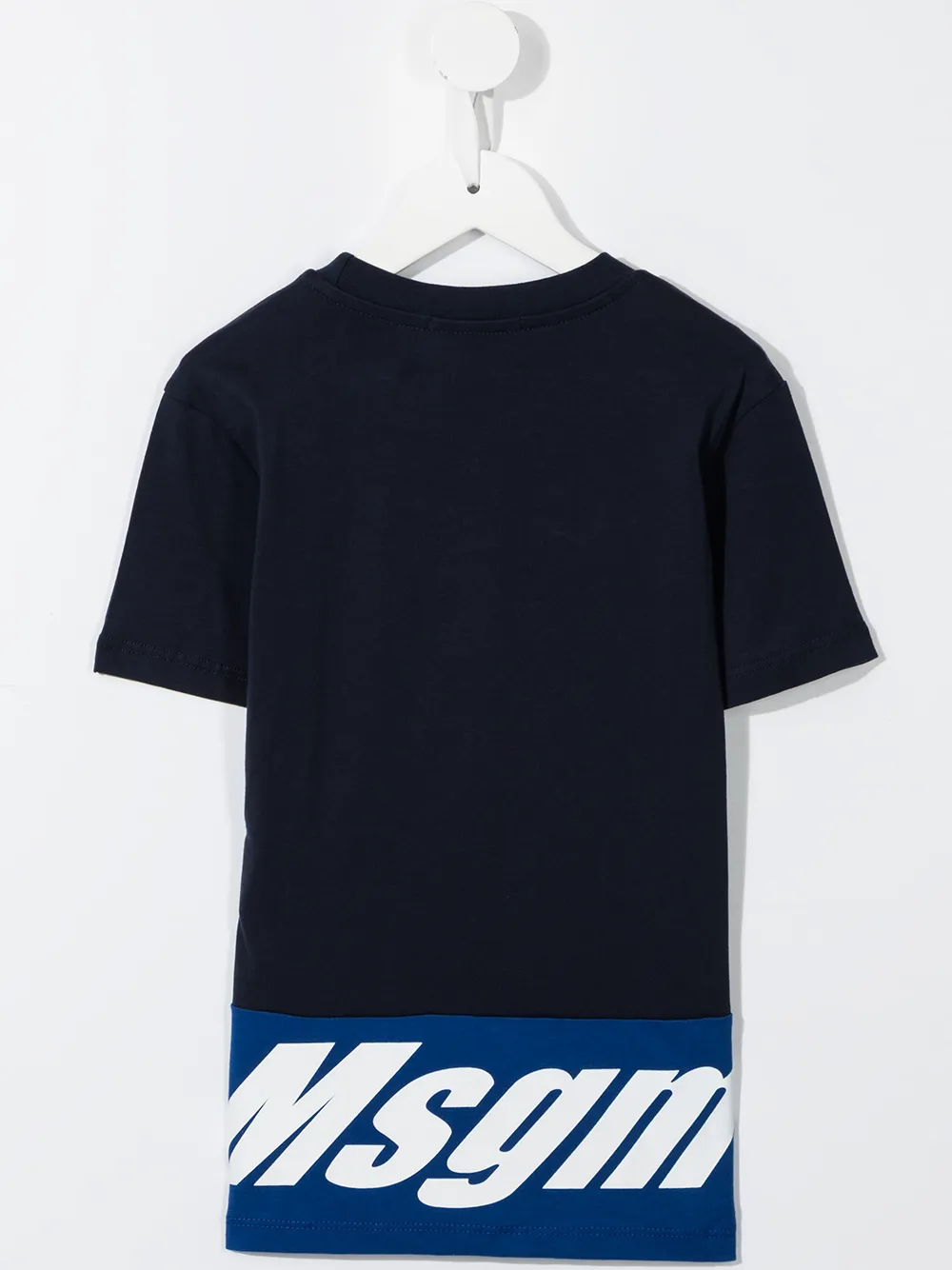 фото Msgm kids футболка с логотипом