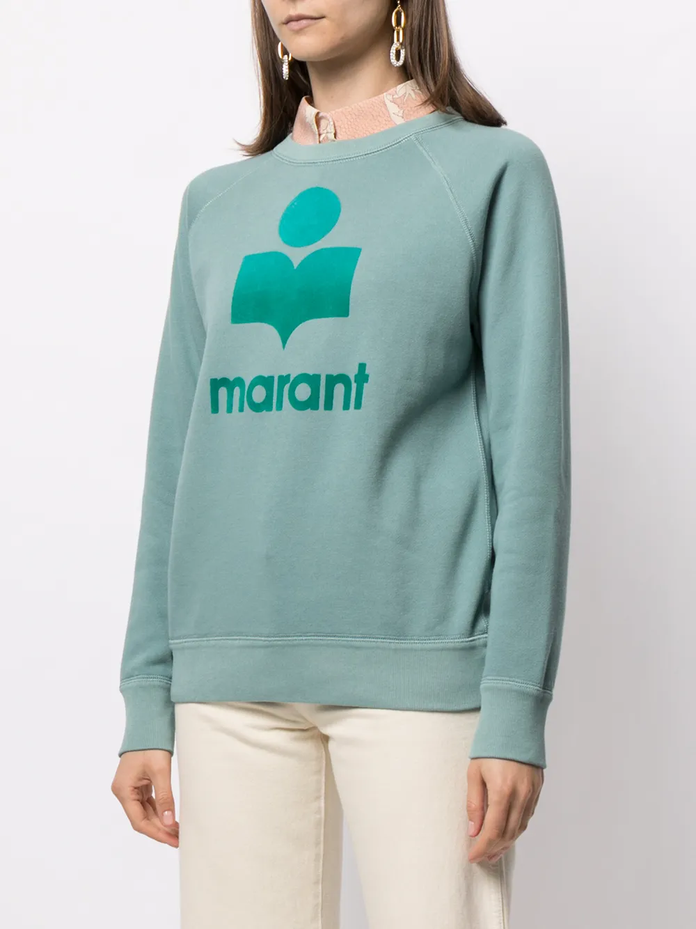 фото Isabel marant étoile толстовка milly с логотипом
