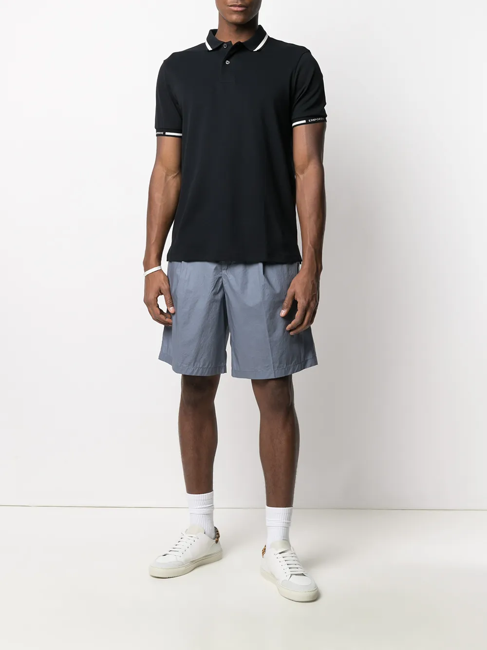 фото Emporio armani шорты с вышитым логотипом