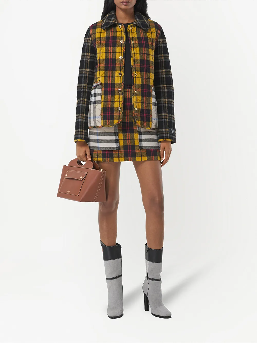 фото Burberry маленькая сумка-тоут soft pocket