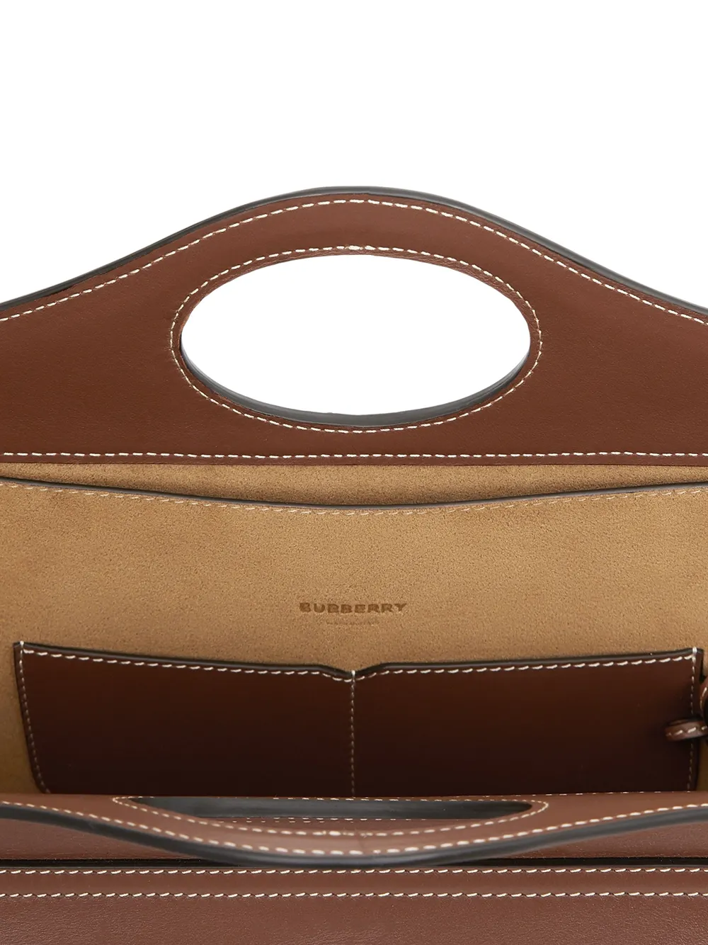 фото Burberry маленькая сумка-тоут soft pocket