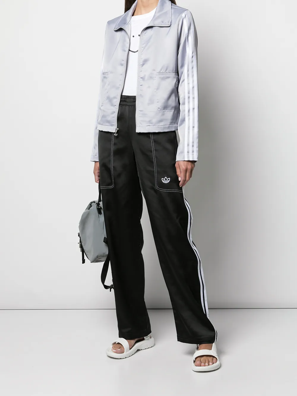 фото Adidas спортивные брюки с логотипом trefoil