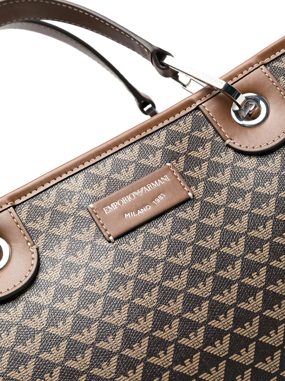 фото Emporio armani сумка-тоут с логотипом