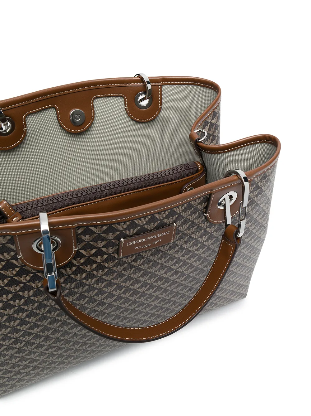 фото Emporio armani сумка-тоут с логотипом