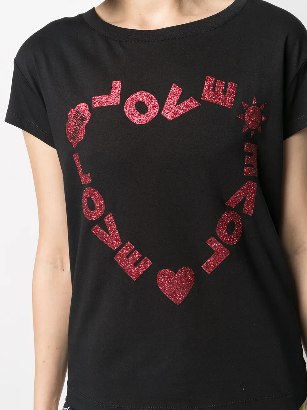 фото Love moschino футболка love с принтом