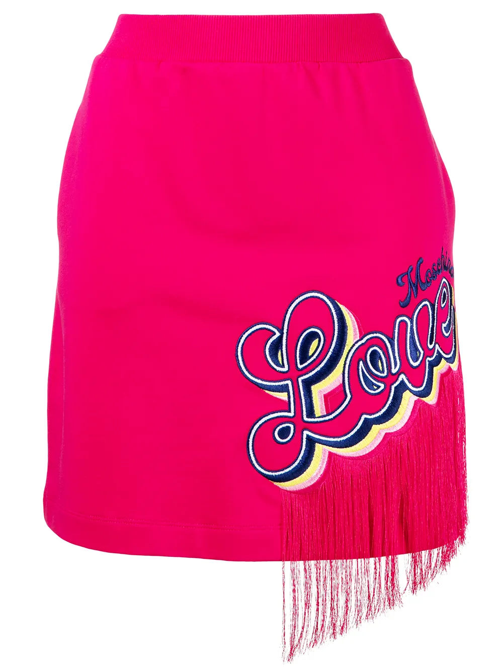 фото Love moschino юбка с вышитым логотипом