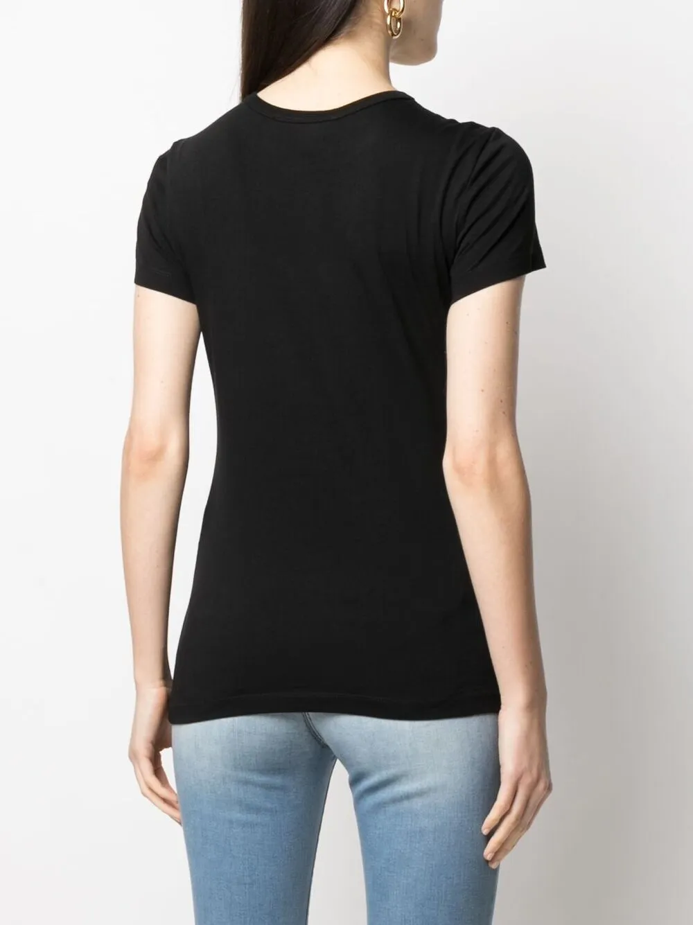 фото Love moschino футболка с короткими рукавами и логотипом