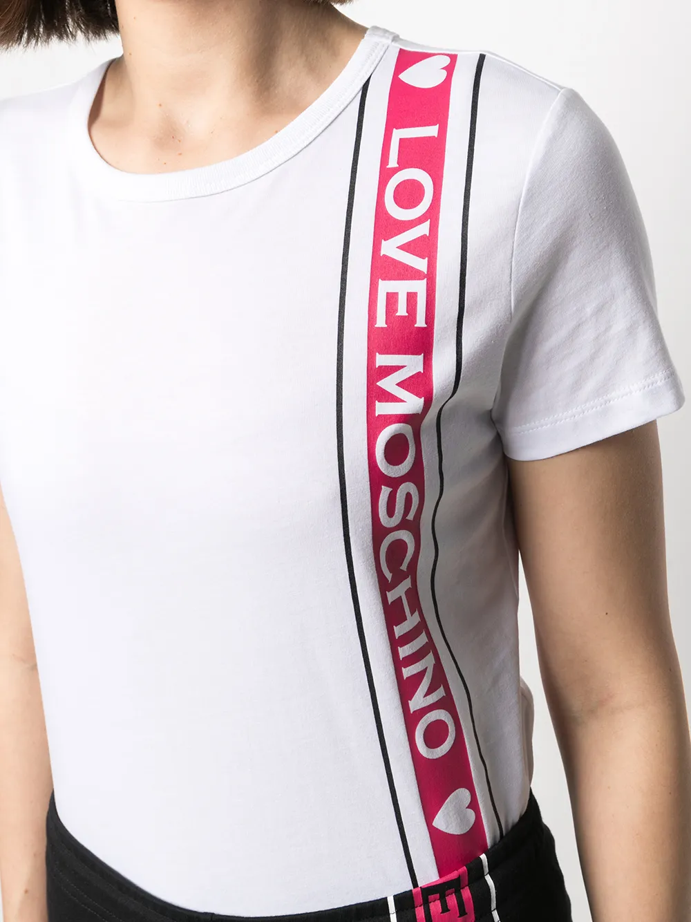 фото Love moschino футболка с логотипом