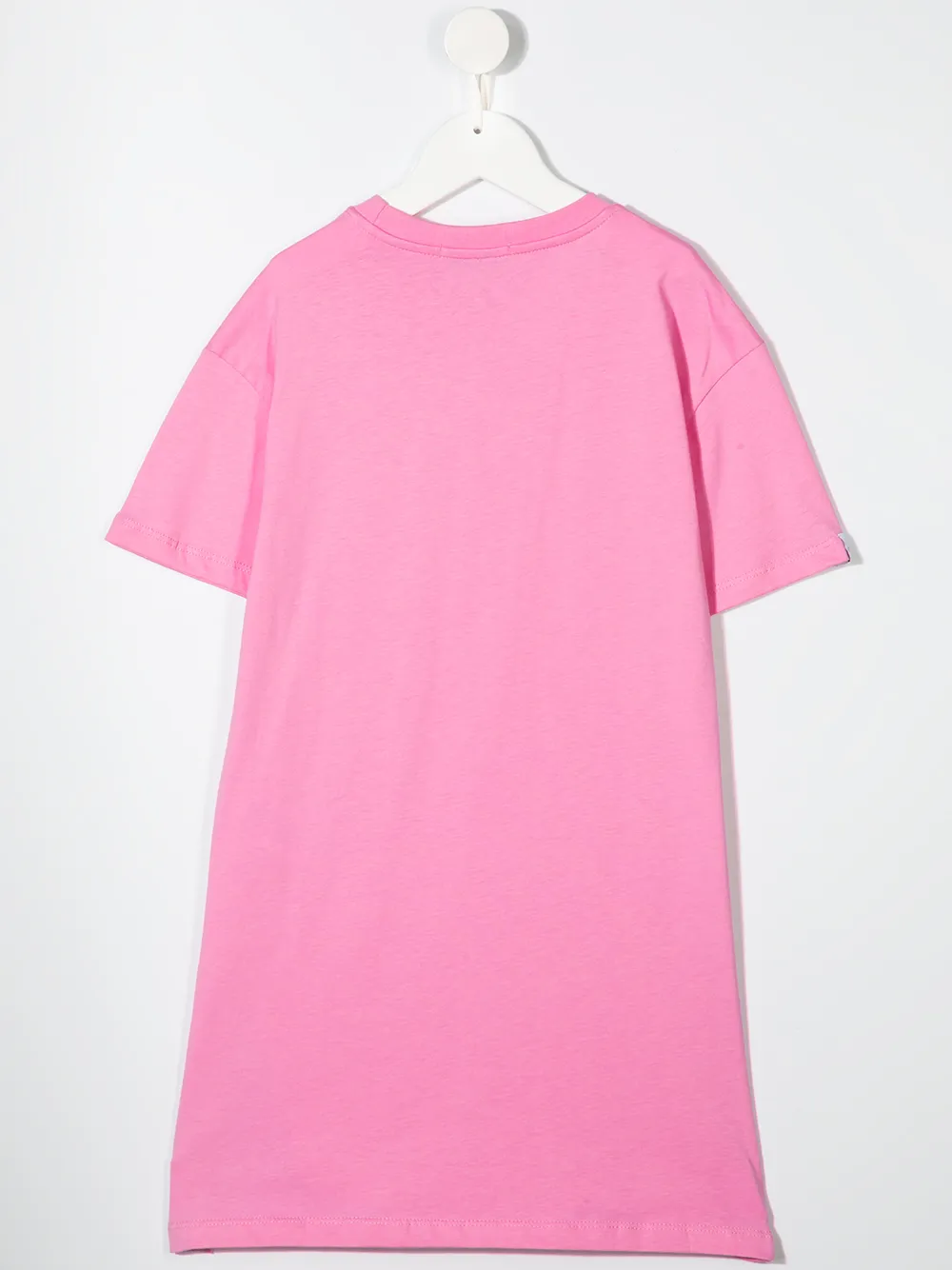фото Msgm kids платье-футболка с логотипом