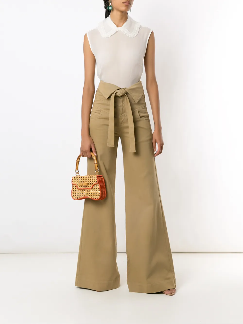 фото Serpui соломенная сумка jackie