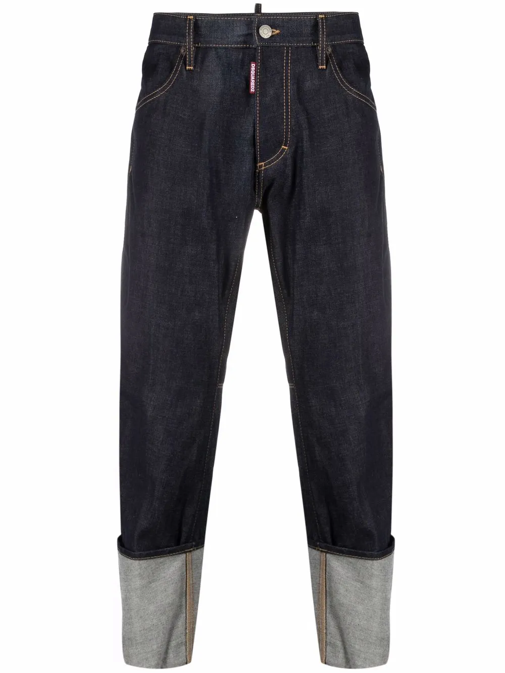 фото Dsquared2 джинсы с подворотами