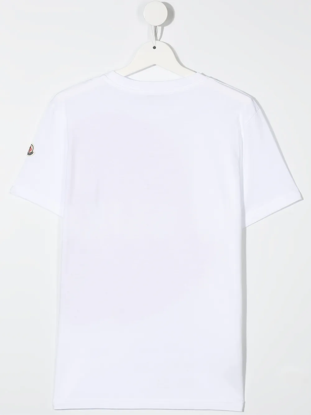 фото Moncler enfant футболка с графичным принтом