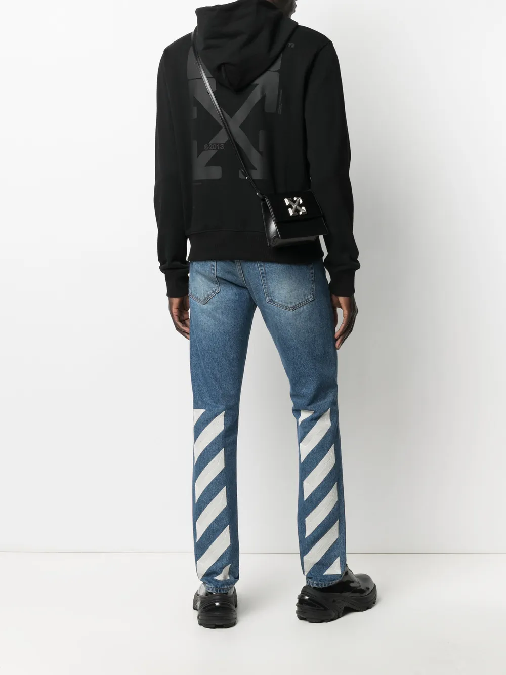 фото Off-white худи на молнии с логотипом arrows