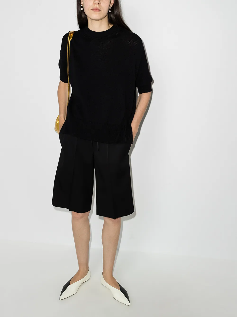 фото Jil sander шорты с кулиской