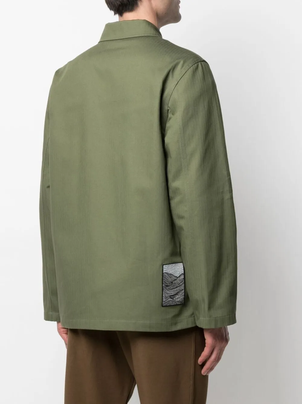 фото Jil sander рубашка с нашивкой