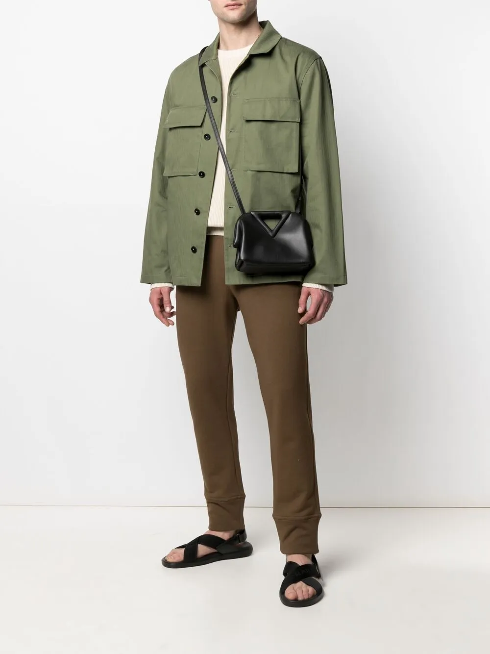 фото Jil sander рубашка с нашивкой