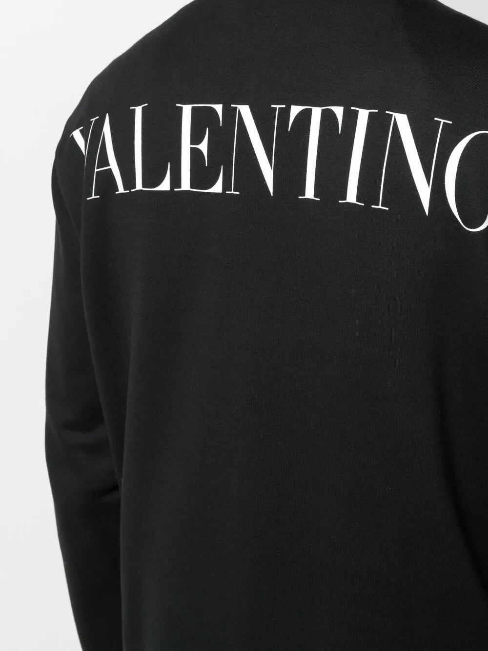 фото Valentino толстовка с кружевом и логотипом
