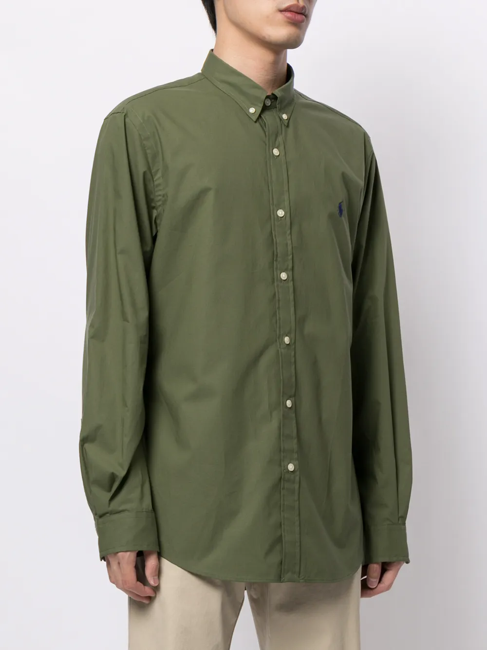 фото Polo ralph lauren рубашка с вышивкой pony