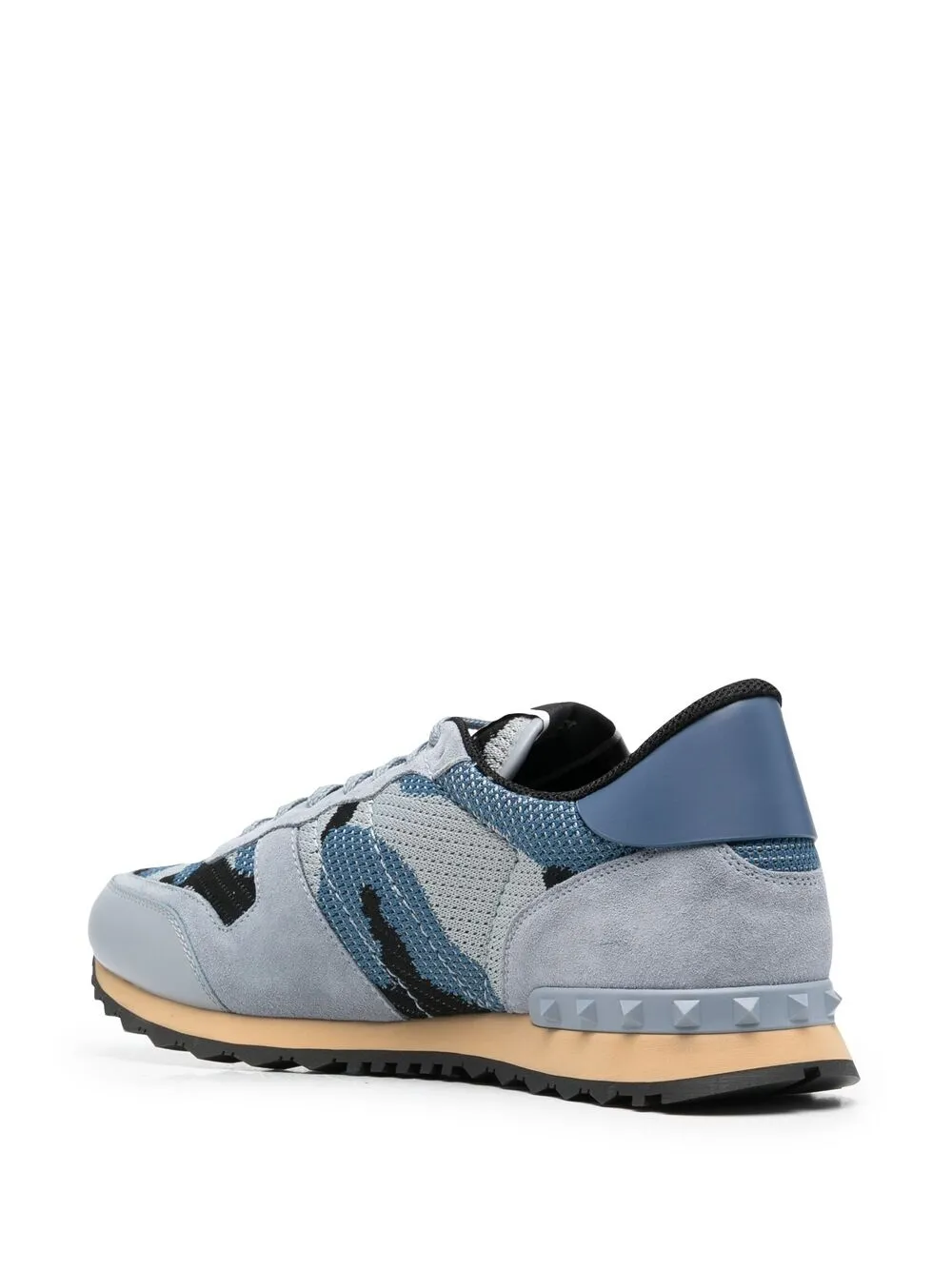 фото Valentino garavani кроссовки rockrunner с камуфляжным принтом