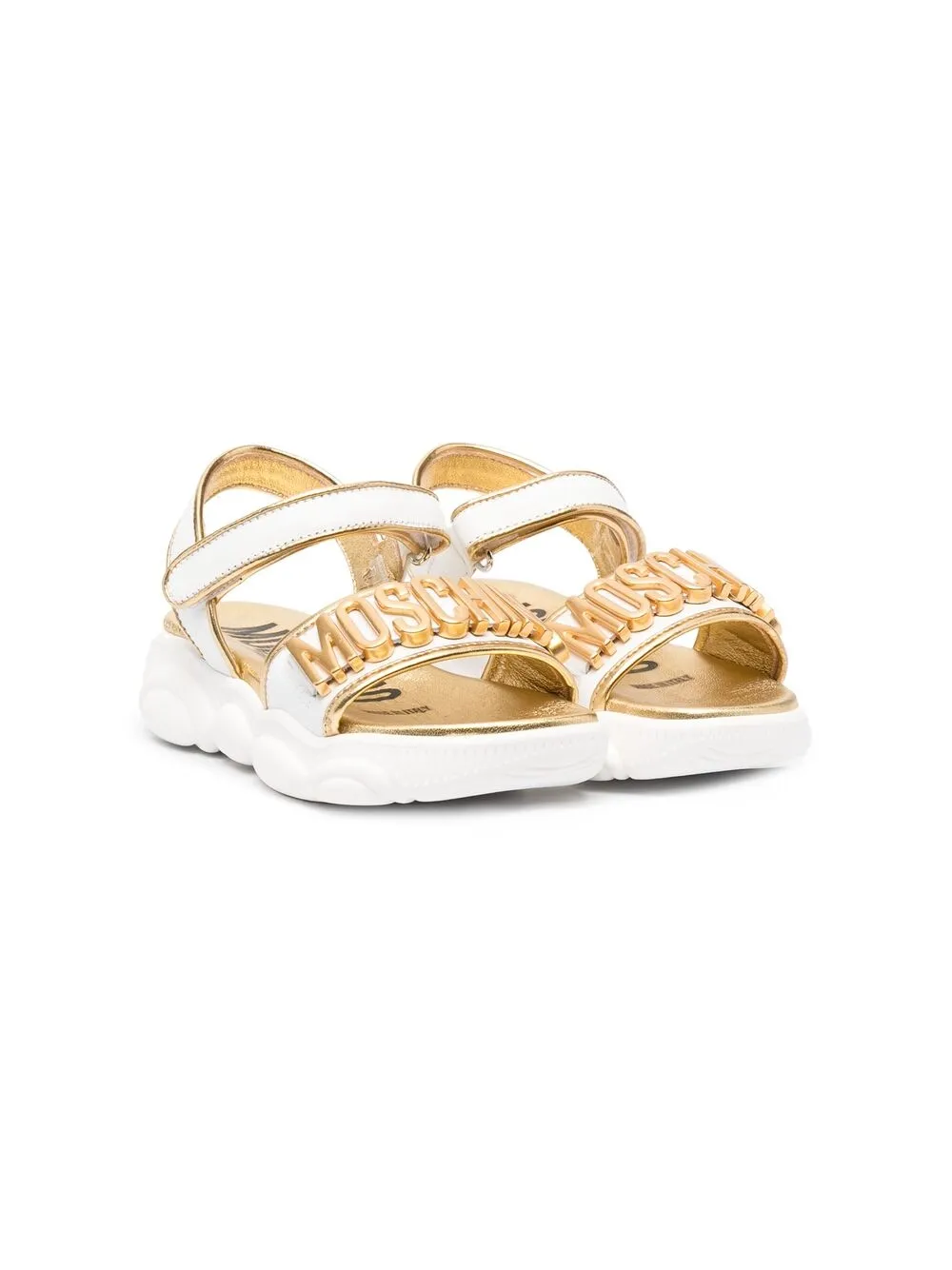 фото Moschino kids сандалии с логотипом