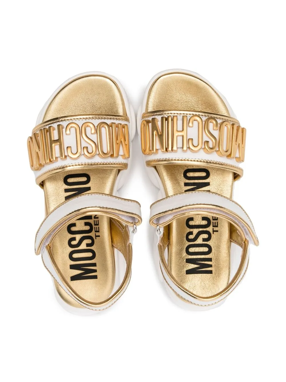 фото Moschino kids сандалии с логотипом