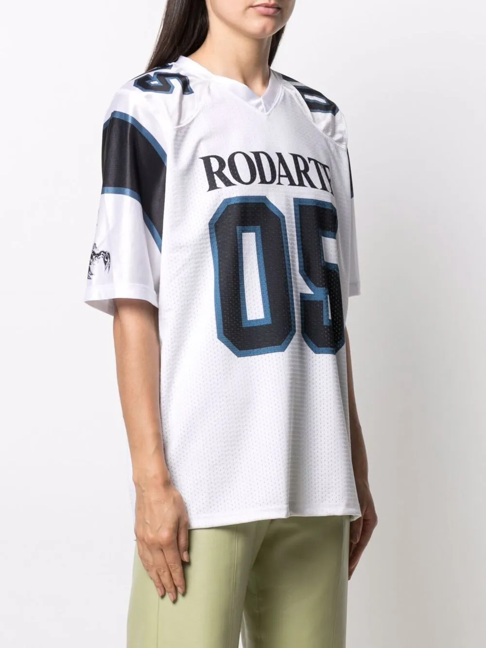 фото Rodarte футболка с логотипом
