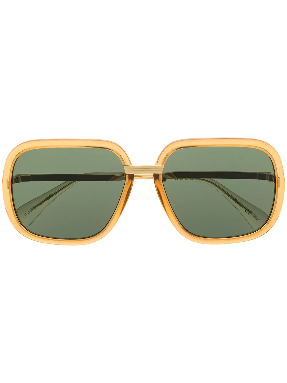 фото Gucci eyewear солнцезащитные очки в квадратной оправе