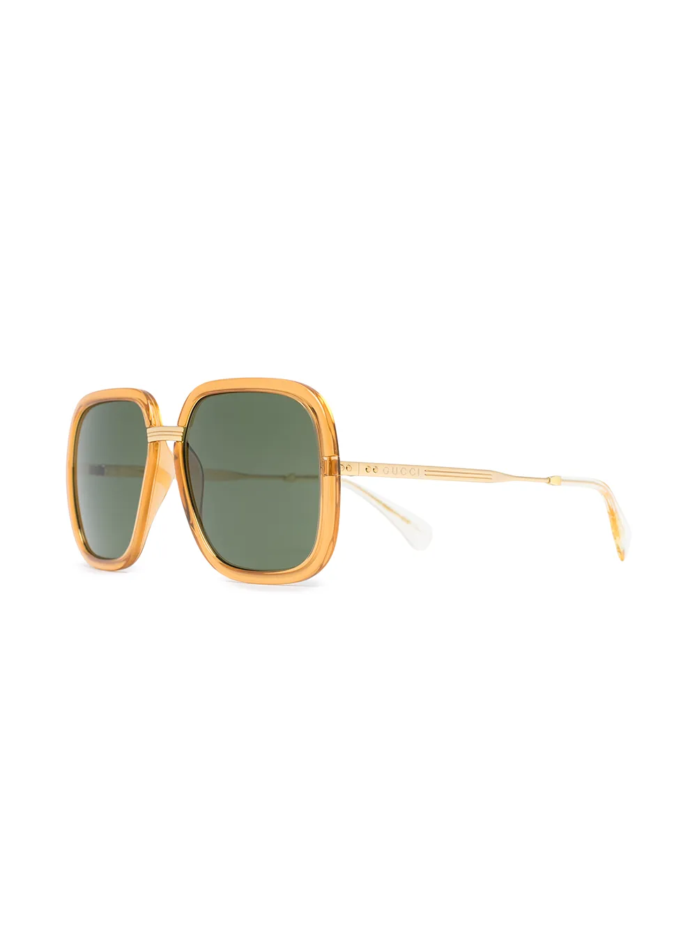 фото Gucci eyewear солнцезащитные очки в квадратной оправе