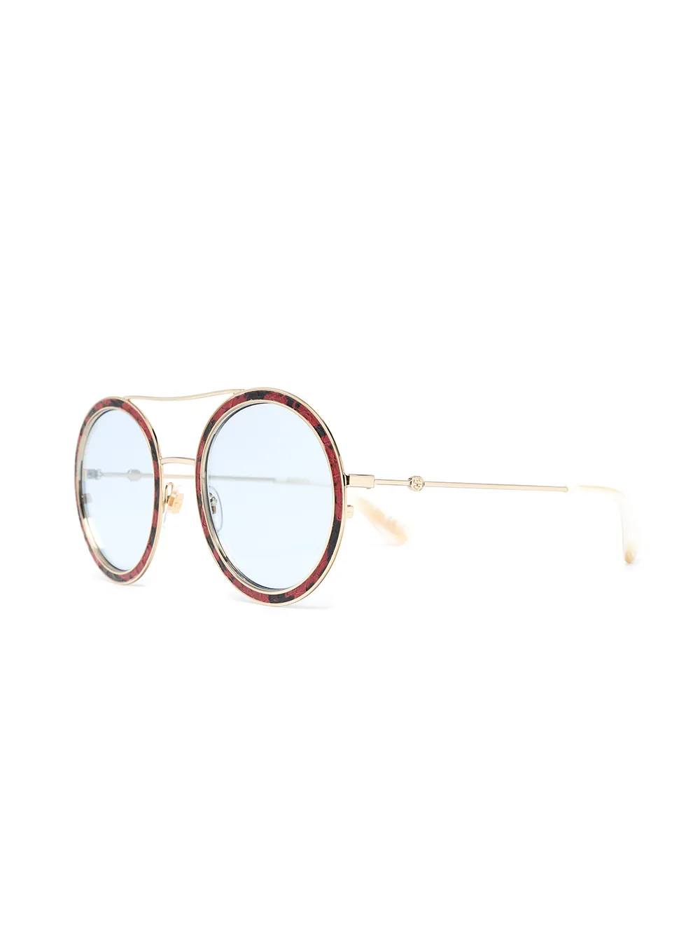 фото Gucci eyewear солнцезащитные очки в круглой оправе