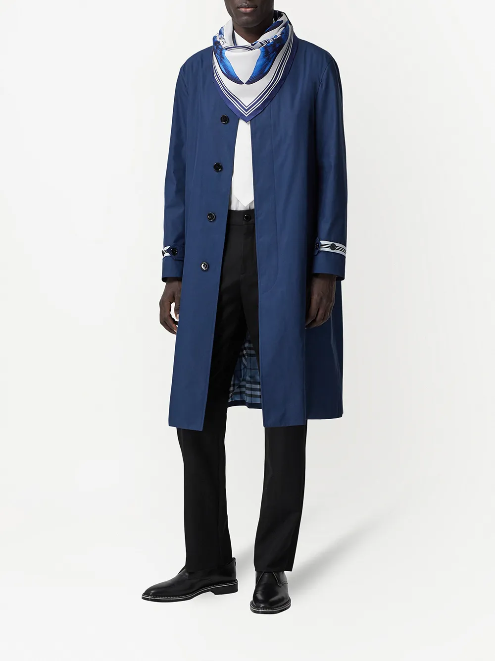 фото Burberry платок mermaid tail с принтом