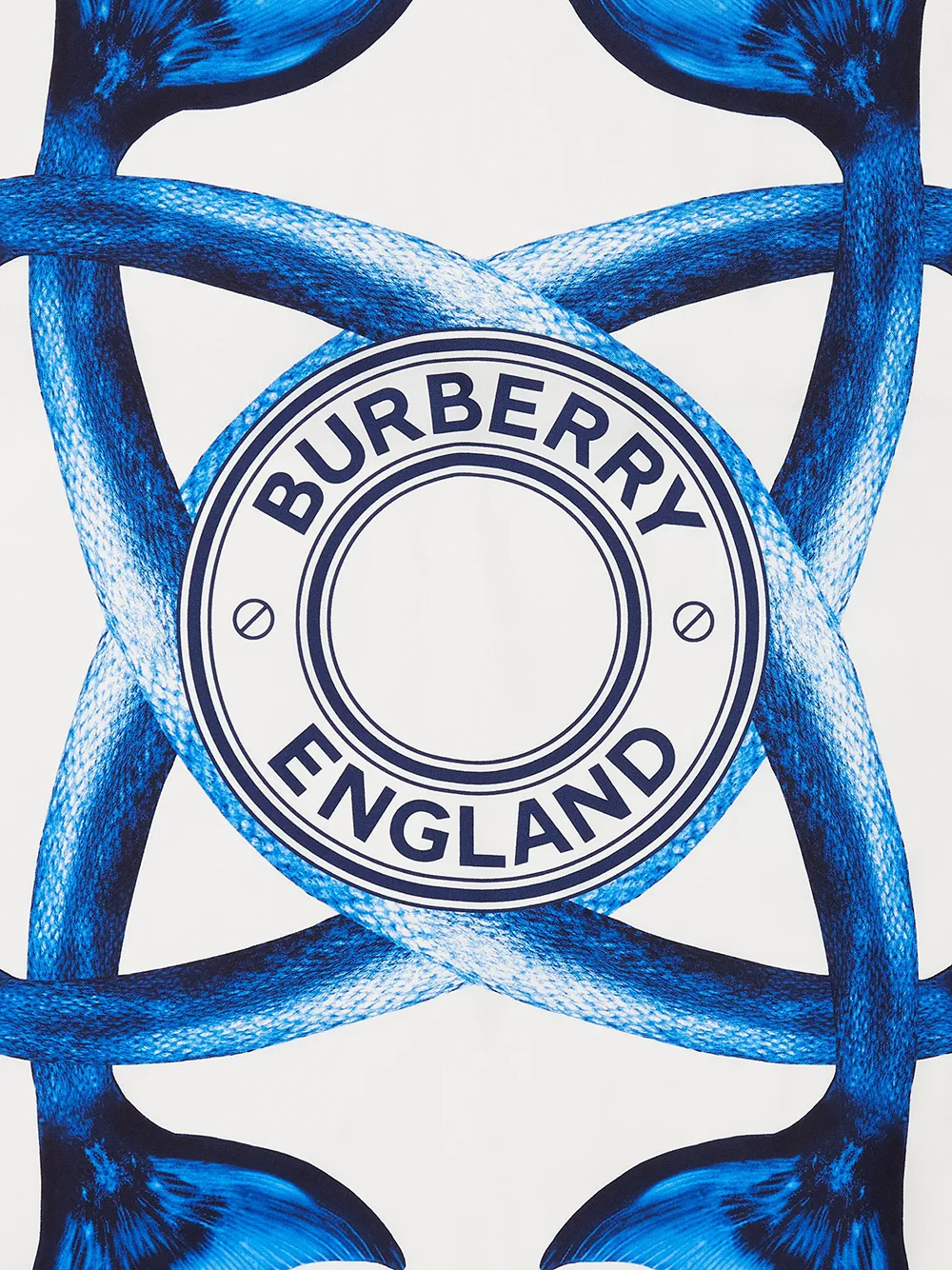 фото Burberry платок mermaid tail с принтом