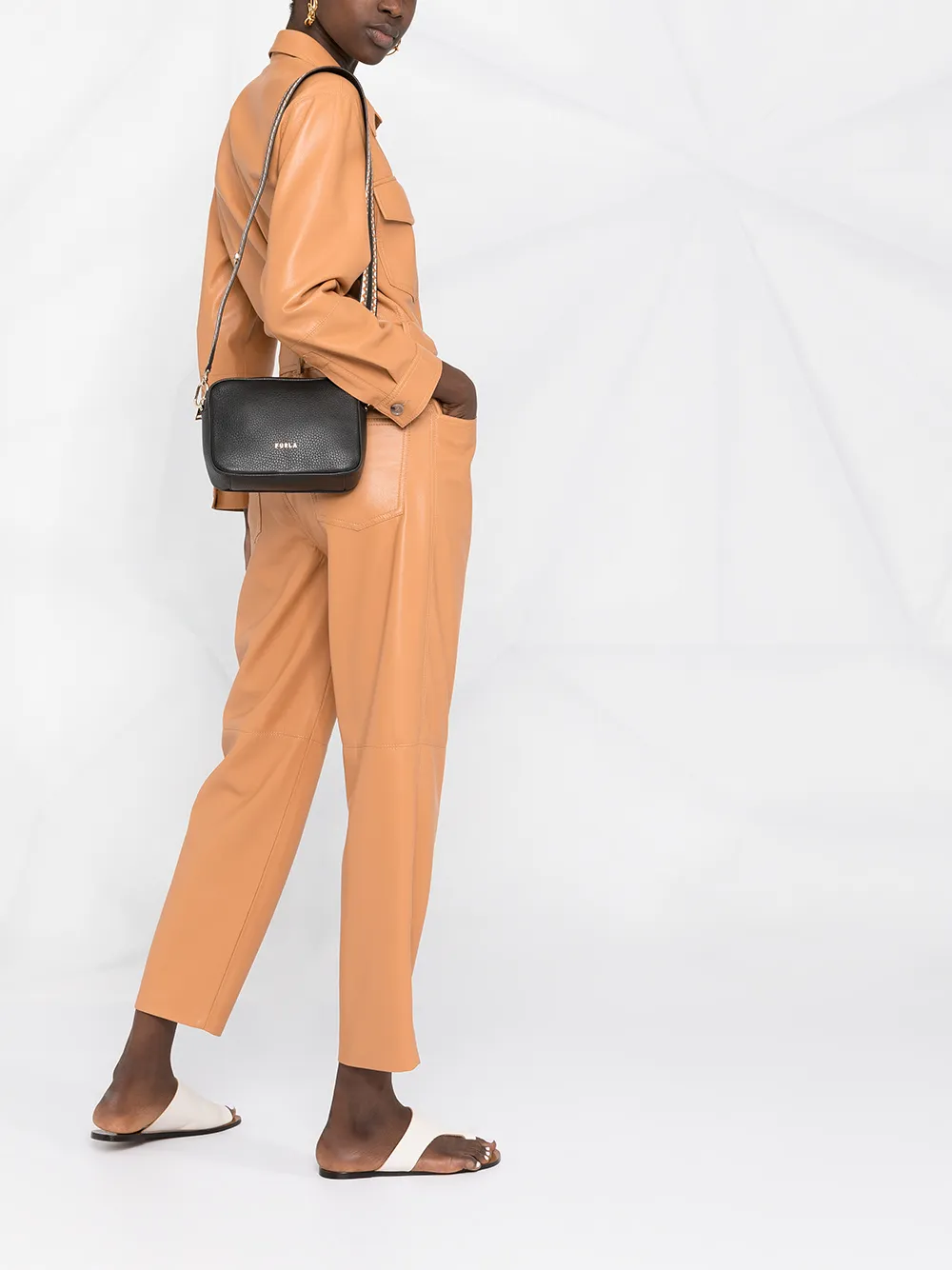 фото Furla каркасная сумка через плечо