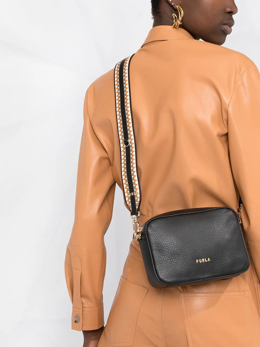 фото Furla каркасная сумка через плечо