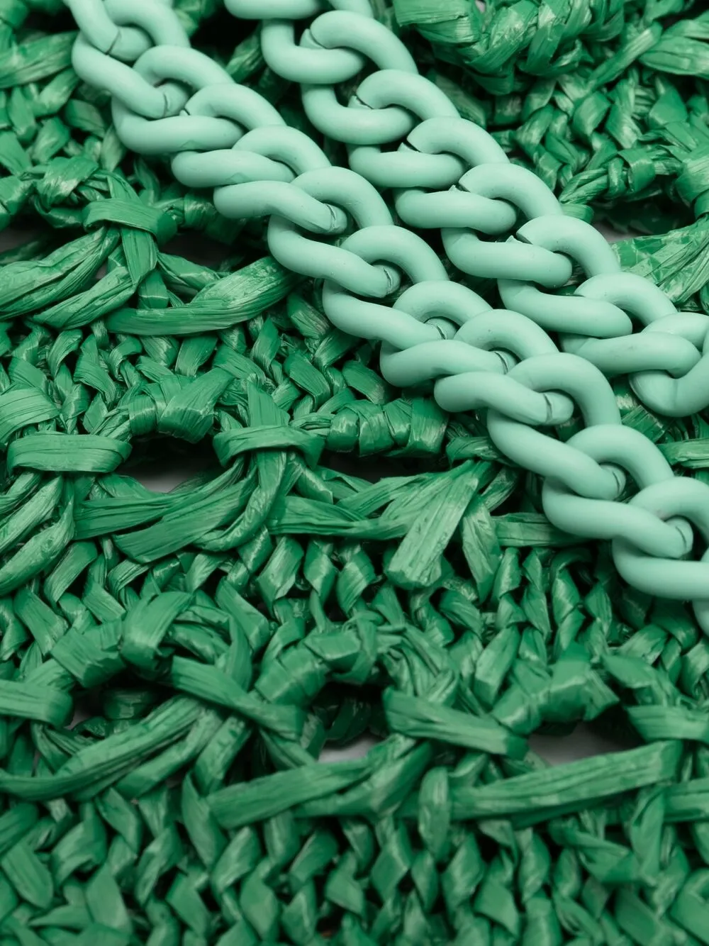 фото Maria la rosa сумка-тоут eucalyptus в технике кроше