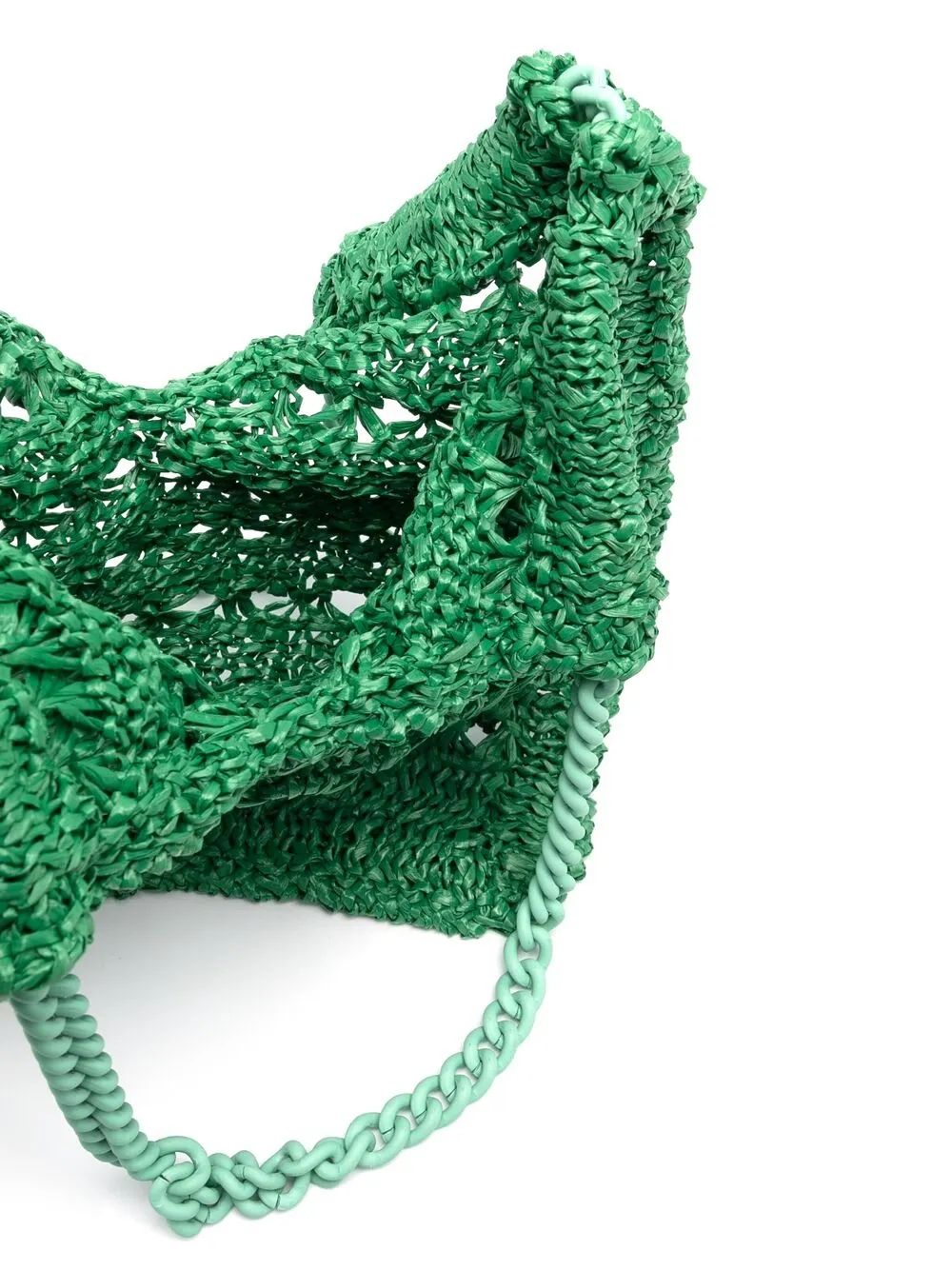 фото Maria la rosa сумка-тоут eucalyptus в технике кроше