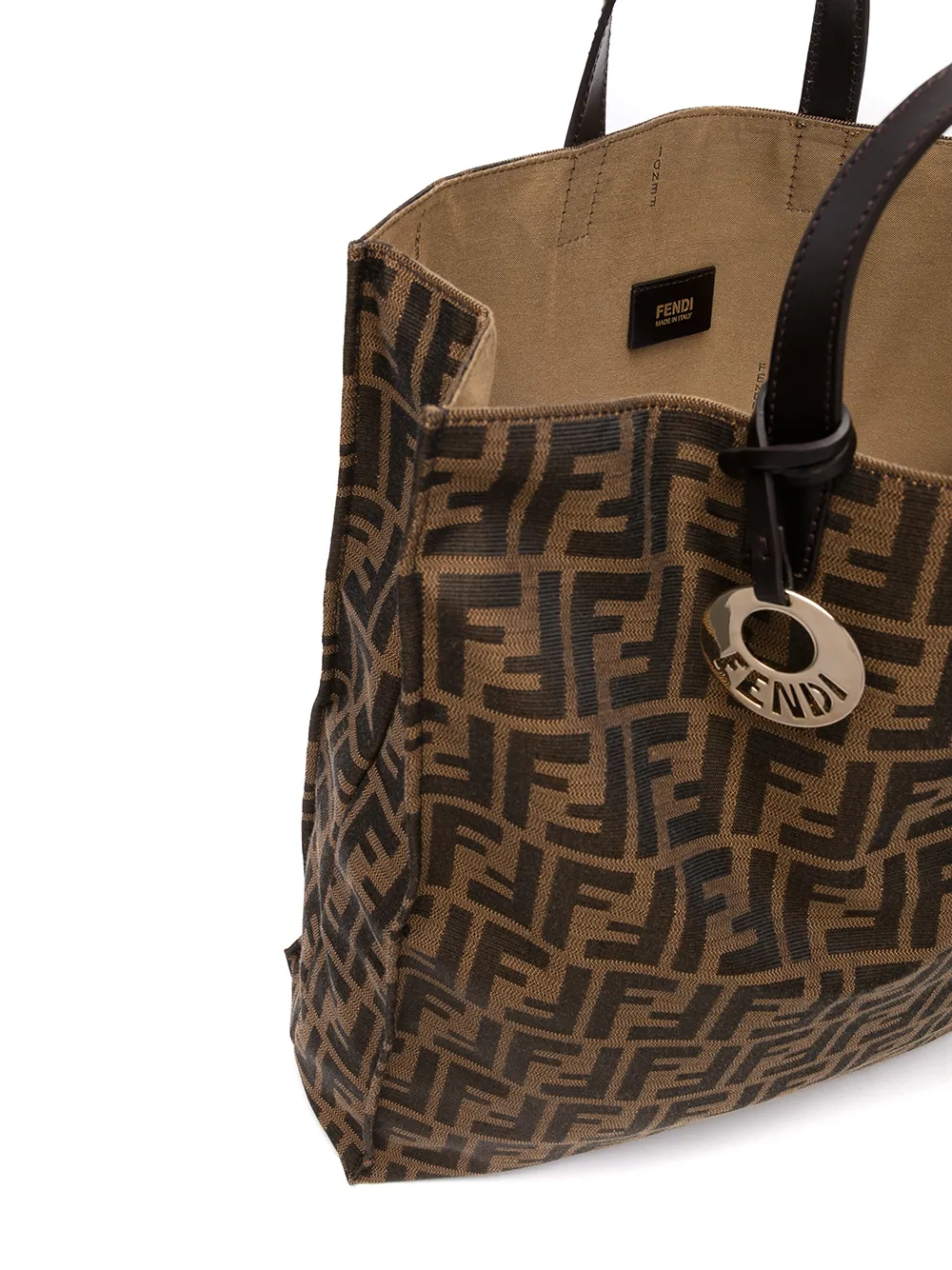 фото Fendi pre-owned сумка-тоут с узором zucca