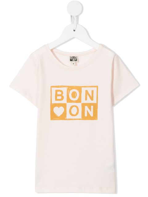 bonton logo印花t恤