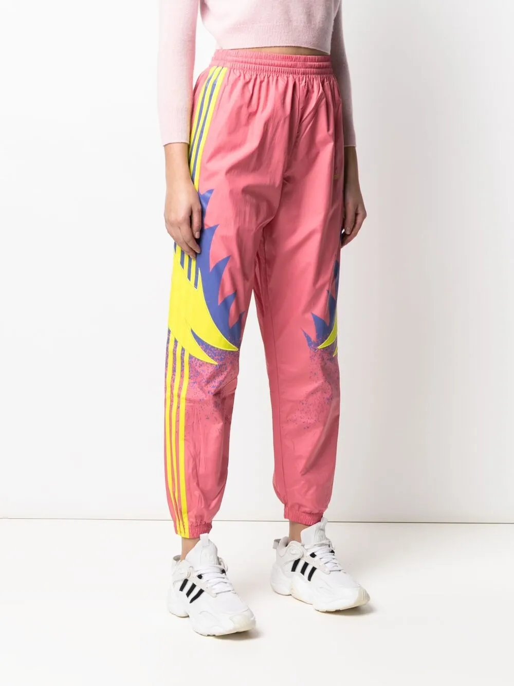 фото Adidas спортивные брюки с графичным принтом