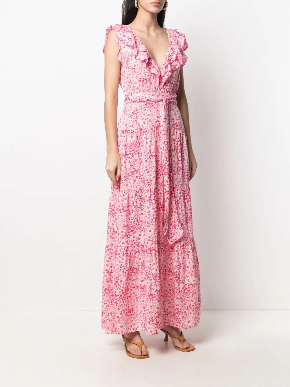 фото Poupette st barth платье макси с оборками