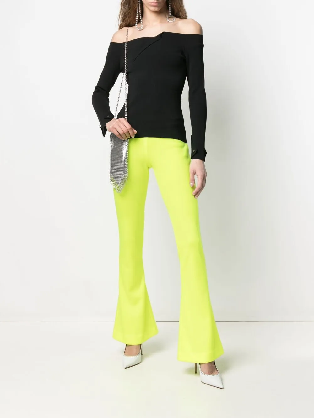 фото Balmain расклешенные брюки