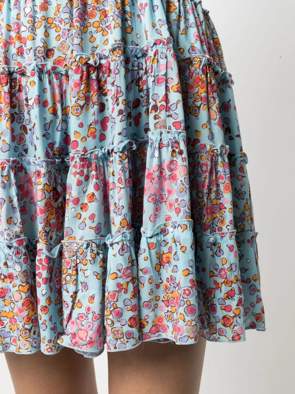 фото Poupette st barth платье мини с принтом