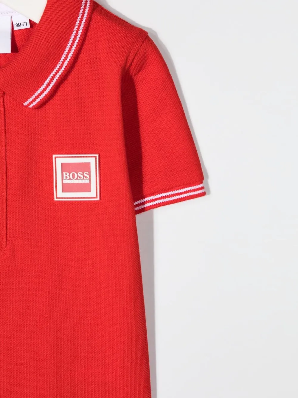 фото Hugo boss kids рубашка поло с короткими рукавами и логотипом